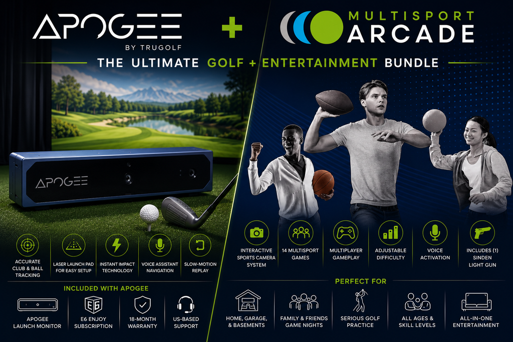 APOGEE™ + MULTISPORT ARCADE™ PACKAGE by TruGolf