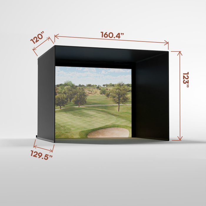 Carl's Place Pro Golf Enclosure with Impact Screen