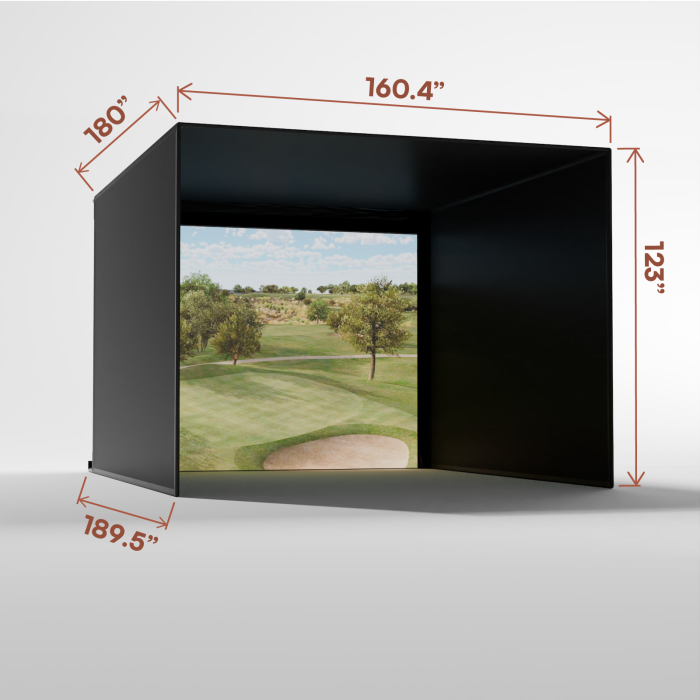 Carl's Place Pro Golf Enclosure with Impact Screen