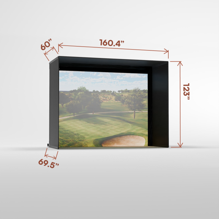 Carl's Place Pro Golf Enclosure with Impact Screen