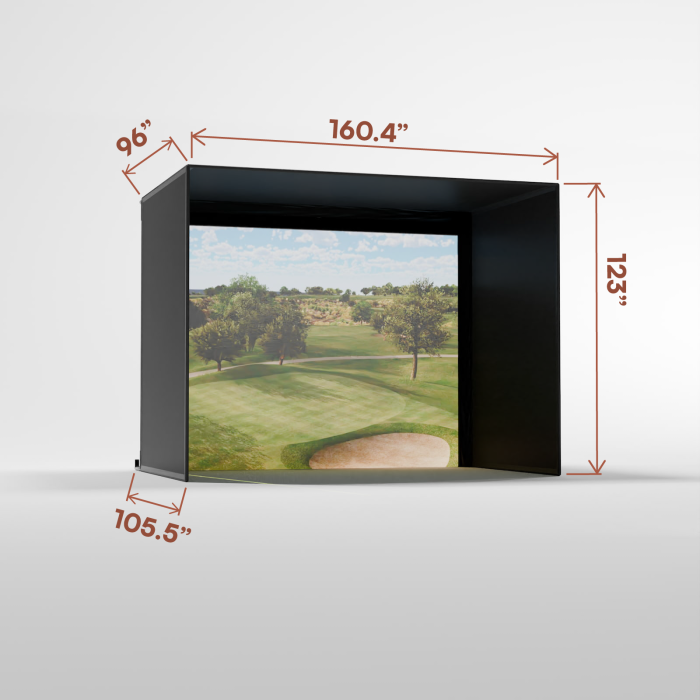 Carl's Place Pro Golf Enclosure with Impact Screen