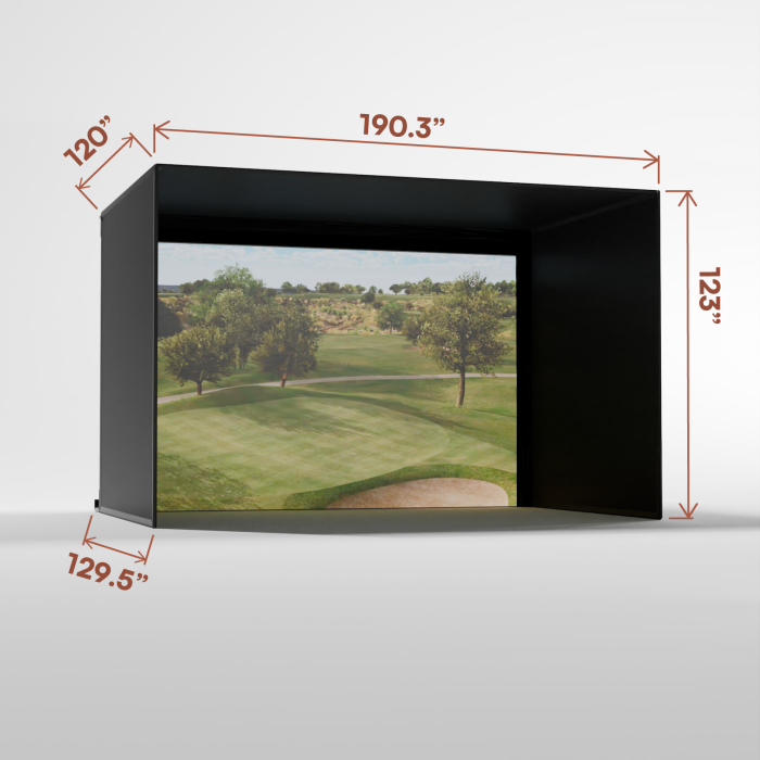 Carl's Place Pro Golf Enclosure with Impact Screen