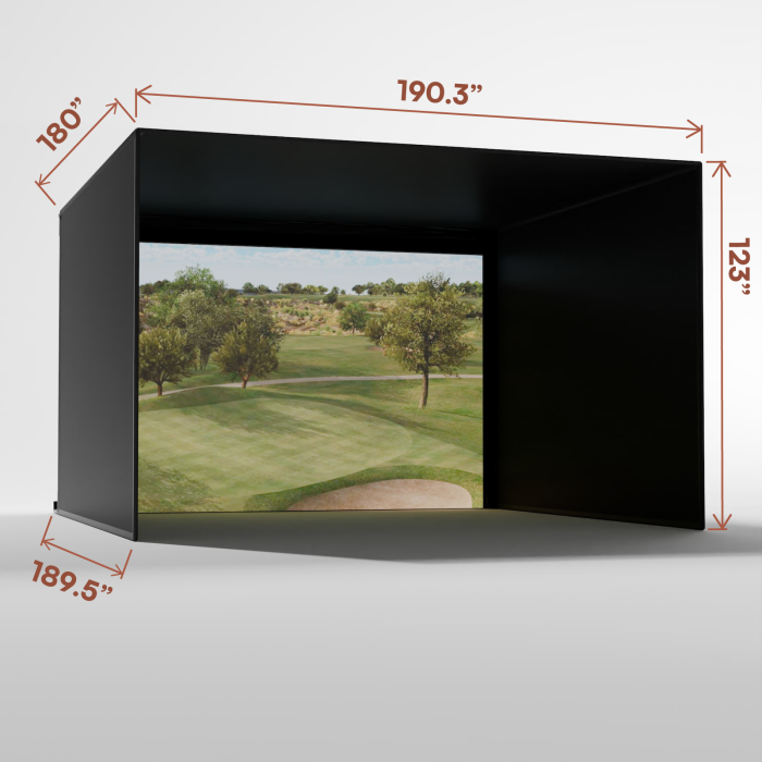 Carl's Place Pro Golf Enclosure with Impact Screen
