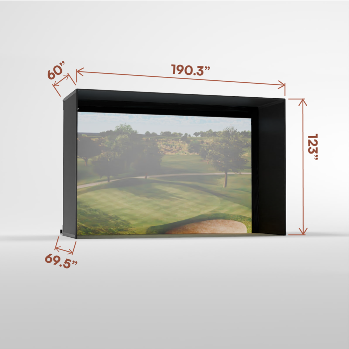 Carl's Place Pro Golf Enclosure with Impact Screen