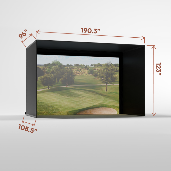 Carl's Place Pro Golf Enclosure with Impact Screen