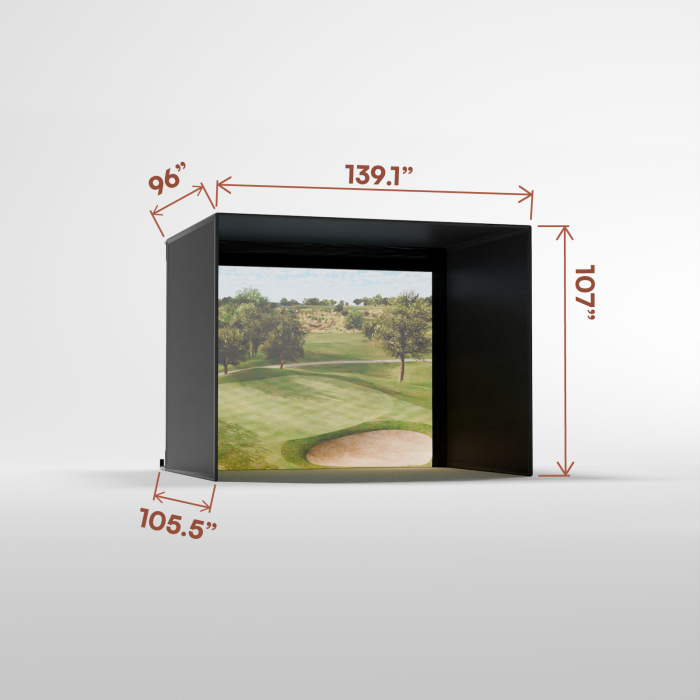 Carl's Place Pro Golf Enclosure with Impact Screen