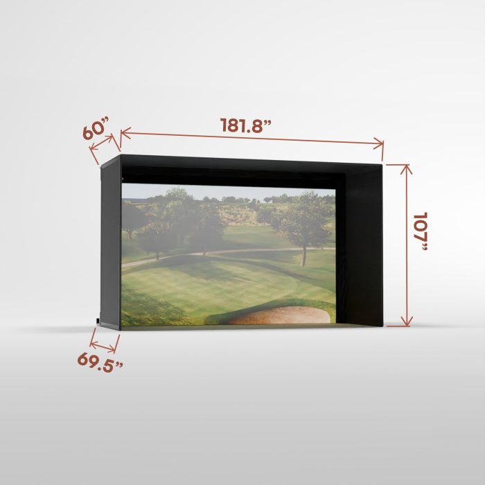 Carl's Place Pro Golf Enclosure with Impact Screen