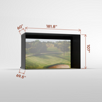Carl's Place Pro Golf Enclosure with Impact Screen