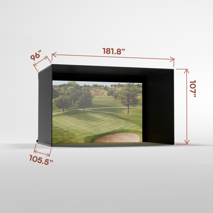 Carl's Place Pro Golf Enclosure with Impact Screen