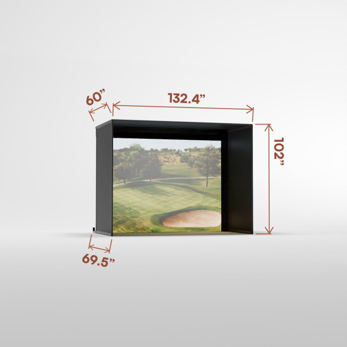Carl's Place Pro Golf Enclosure with Impact Screen