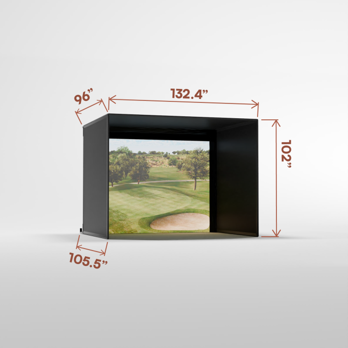 Carl's Place Pro Golf Enclosure with Impact Screen