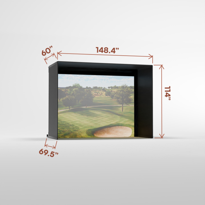 Carl's Place Pro Golf Enclosure with Impact Screen