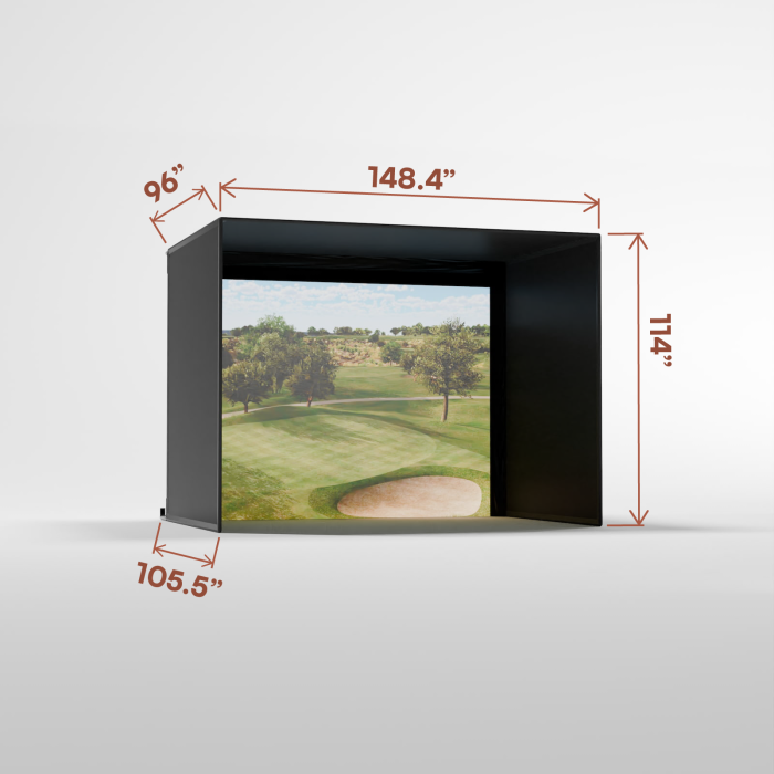 Carl's Place Pro Golf Enclosure with Impact Screen